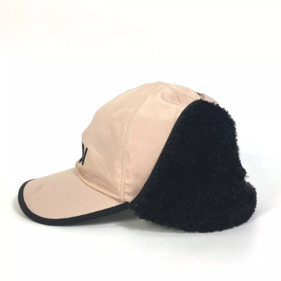 FENDI FXQ679 logo Flight cap With bore hat polyester pink main image 11